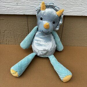 Scentsy Buddy Terra Triceratops Dinosaur Plush Stuffed Animal 16" With Scent Pak